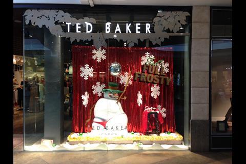 Ted Baker Christmas window display